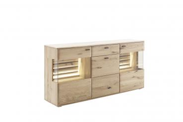 Sideboard GIRONA T02 Balkeneiche in Kristalleiche geölt